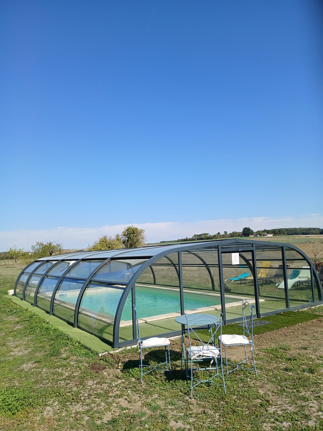 L'abri de piscine