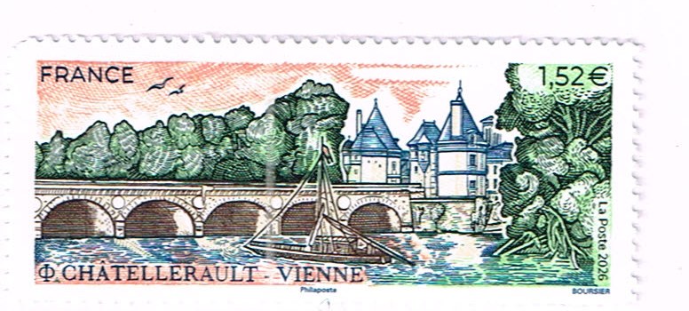 Timbre Châtellerault – Vienne, La Poste 2026